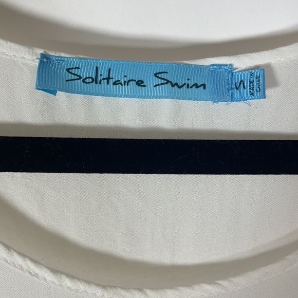 SOLITAIRE Swim White Swim Coverup Women’s Small - Picture 9 of 11